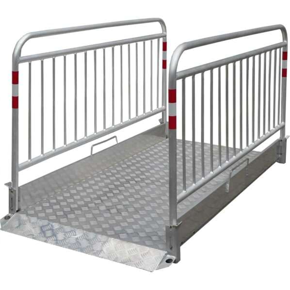 Grabenbrücke „Secure” Aluminium Maße 1,00 x 2,30 m (Breite x Länge)