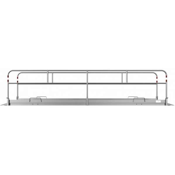 Grabenbrücken Aluminium Maße 1,00 x 5,50 m (Breite x Länge)