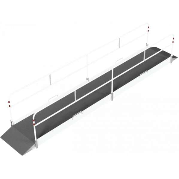 Grabenbrücken Aluminium Maße 1,00 x 6,50 m (Breite x Länge)
