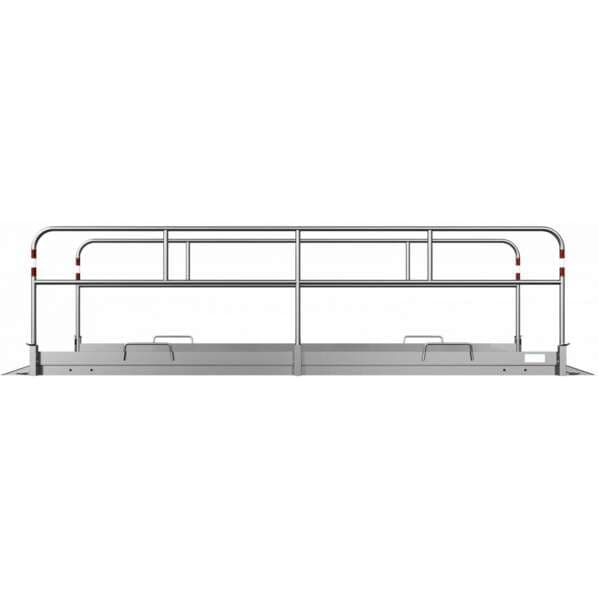 Grabenbrücken Aluminium Maße 1,30 x 4,50 m (Breite x Länge)