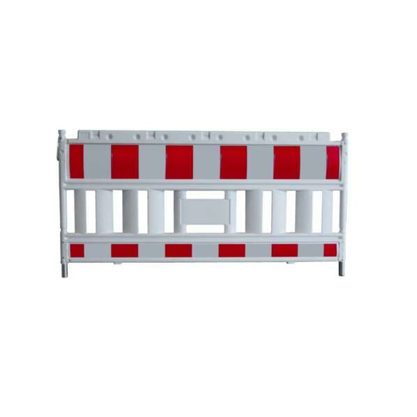 EURO2 Absperrschrankengitter Typ NOX LIGHT rot/weiß ohne Lampenadapter - RA2