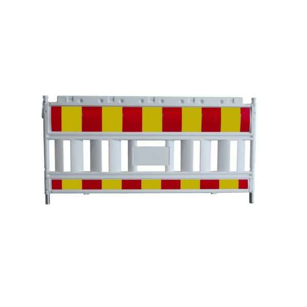 EURO2 Absperrschrankengitter Typ NOX LIGHT rot/gelb ohne Lampenadapter - RA2