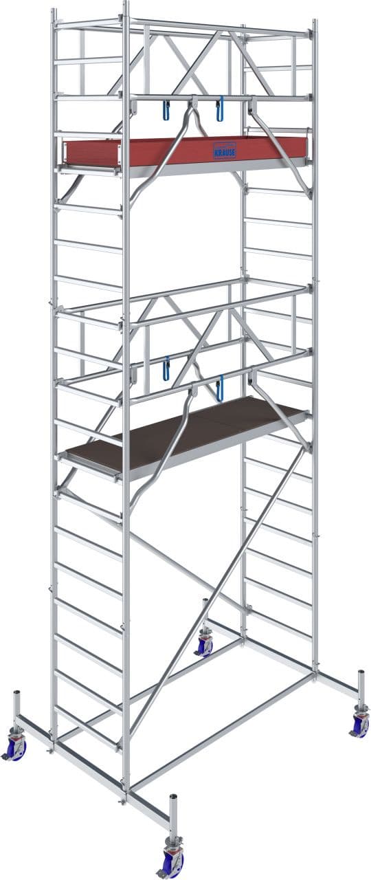 Fahrgerüste Aluminium STABILO Fahrgerüst Serie 10 - Feldlänge 2,00 m - Arbeitshöhe 6,40 m