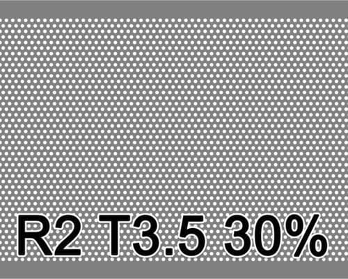 Lochblech Aluminium 1000x2000x2 R2 T3.5 29.4%