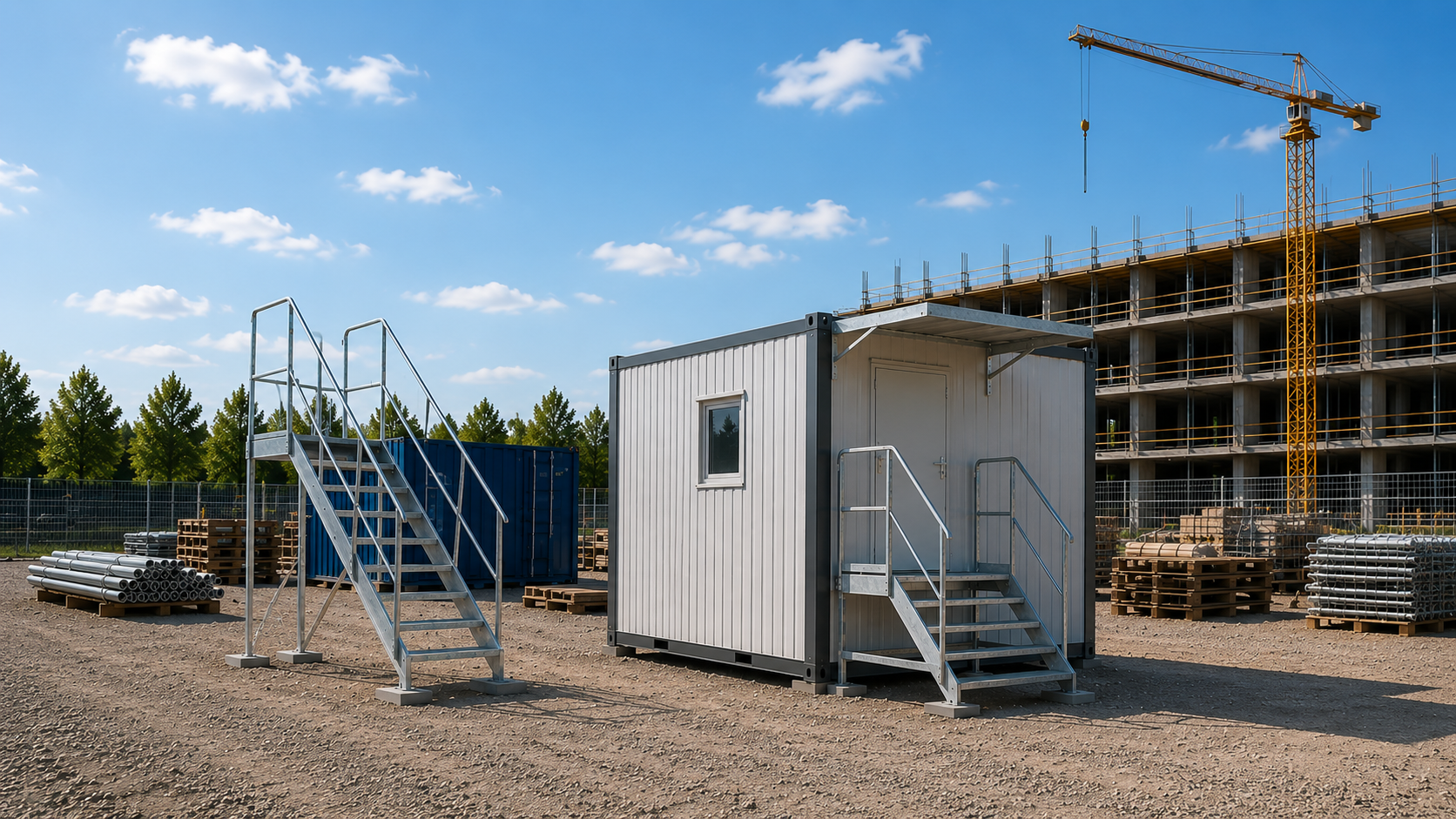 Containertreppe und Vordach: So nutzen Sie Ihren Container optimal